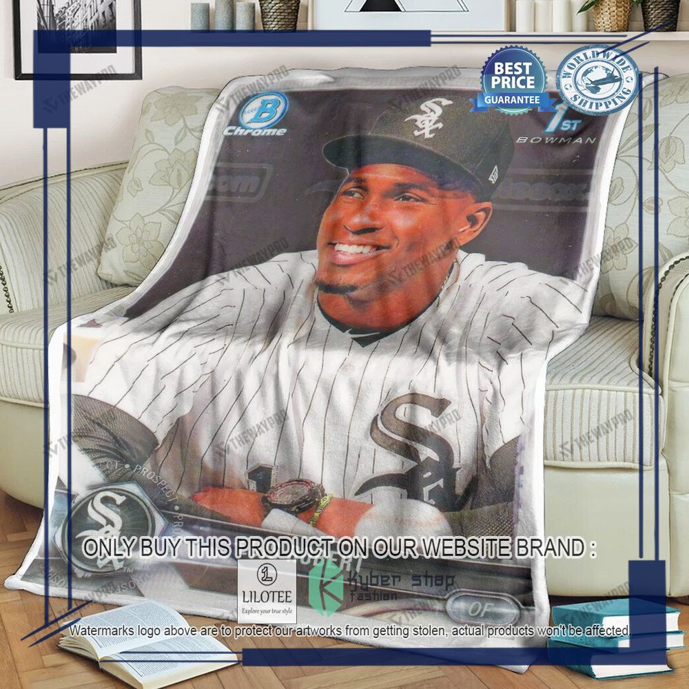 Sport Baseball Card Luis Robert 2018 Bowman Prospects Blanket - LIMITED EDITION 4