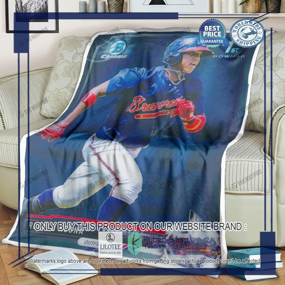 Sport Baseball Card PSA 10 RONALD ACUNA JR 1st 2017 Bowman Blanket - LIMITED EDITION 9
