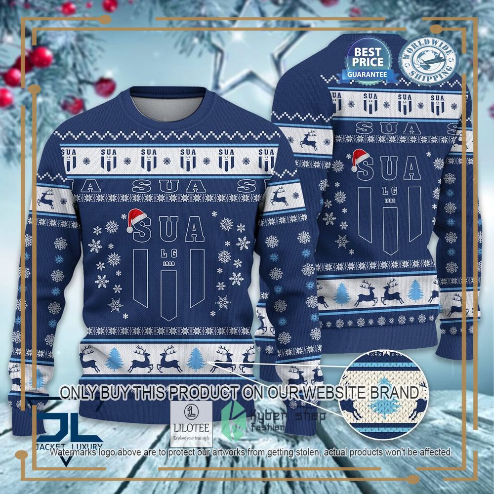 Sporting Union Agenais Ugly Christmas Sweater 7