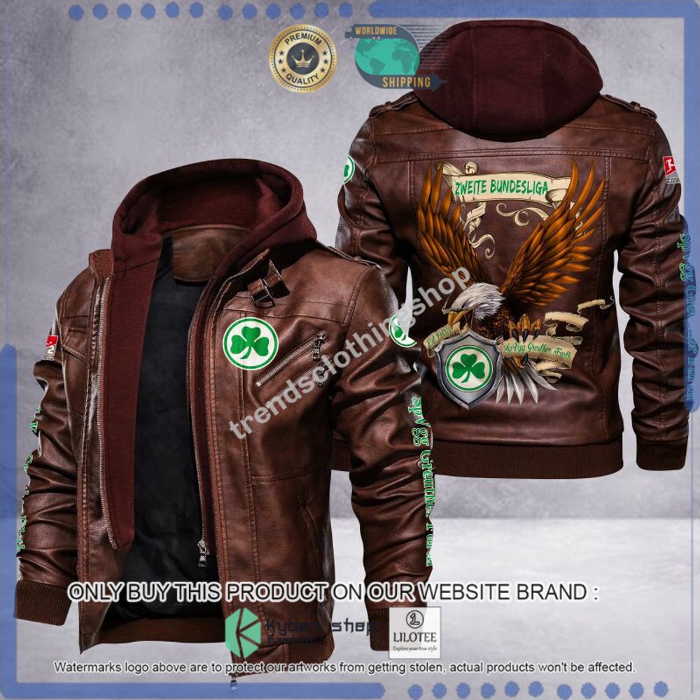 spvgg greuther furth zweite bundesliga eagle leather jacket 1 70512