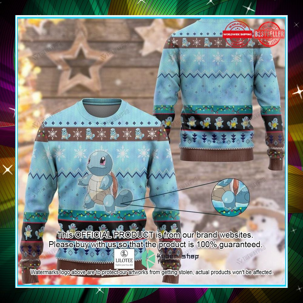 squirtle blue christmas sweater 1 716