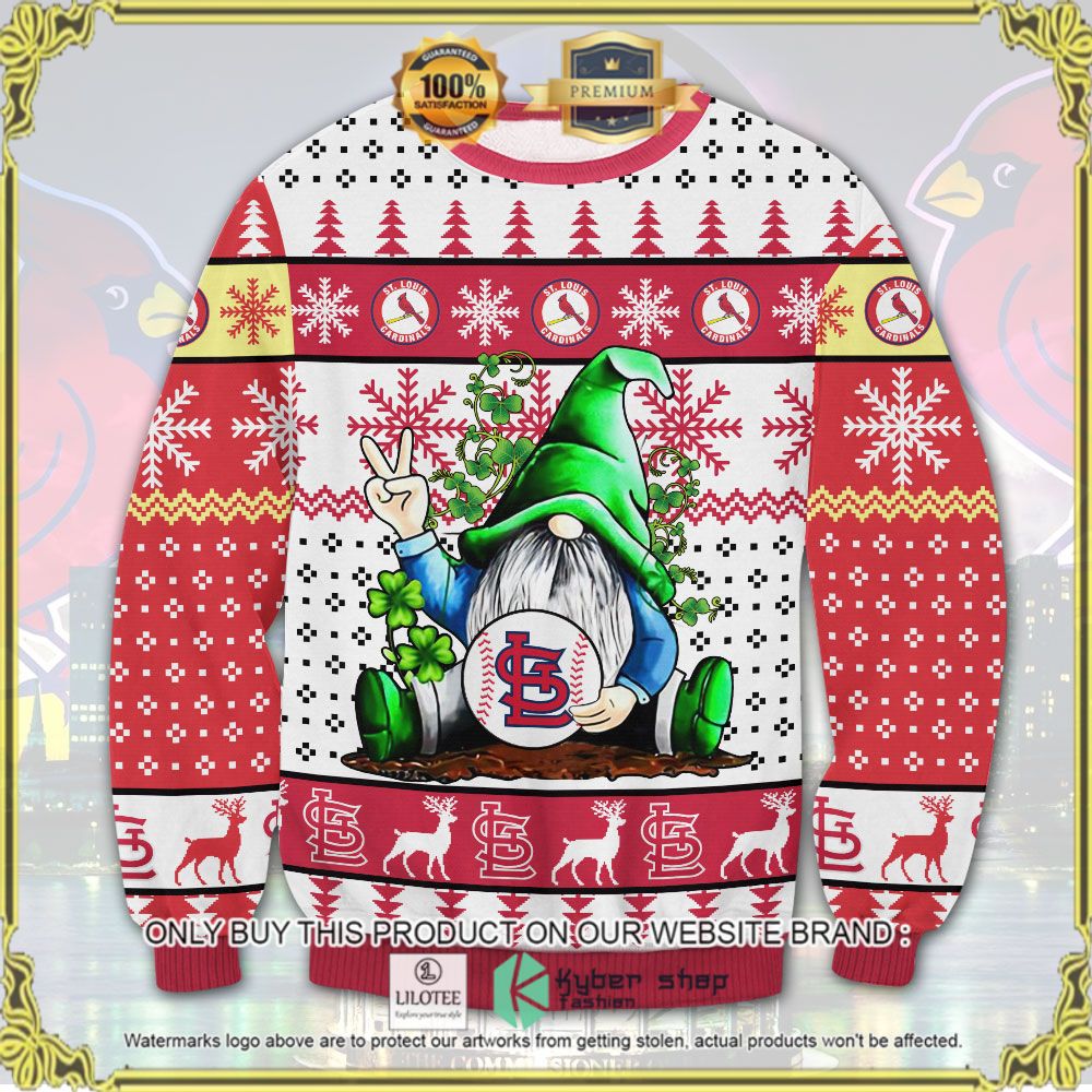 st louis cardinals gnome ugly sweater 1 85360