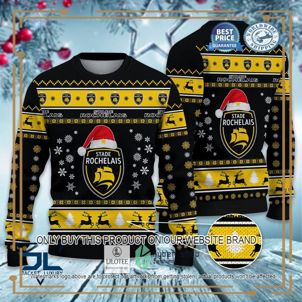 Stade Rochelais Ugly Christmas Sweater 7