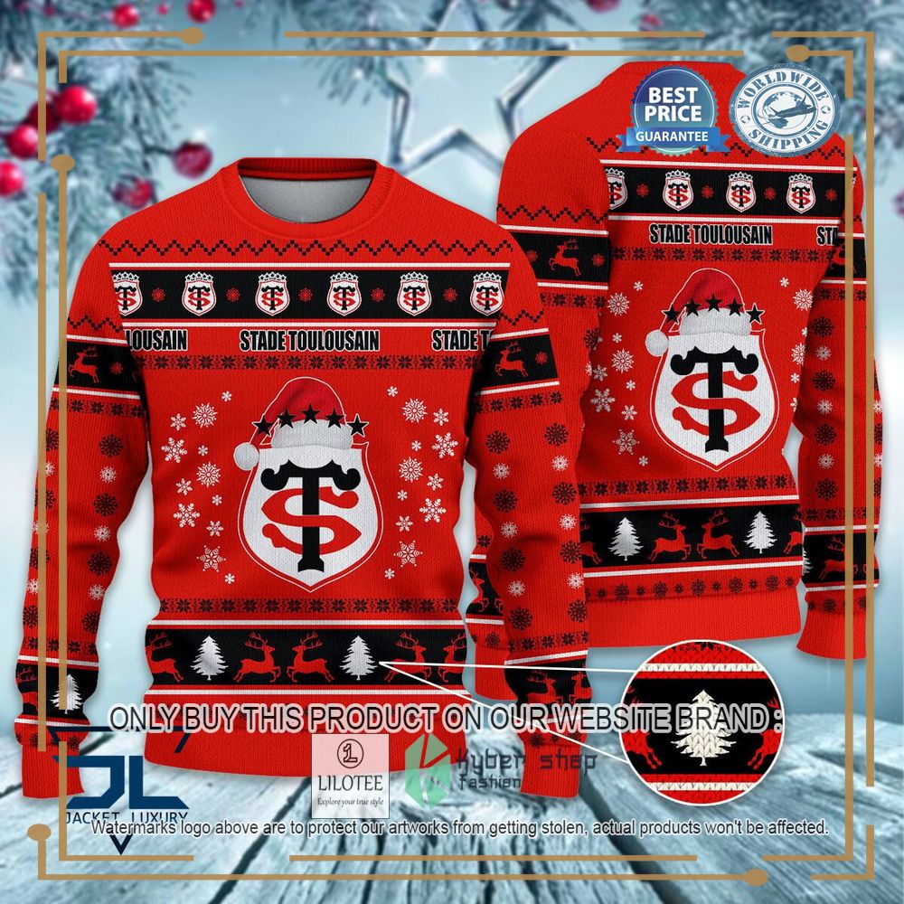 Stade Toulousain Ugly Christmas Sweater 6