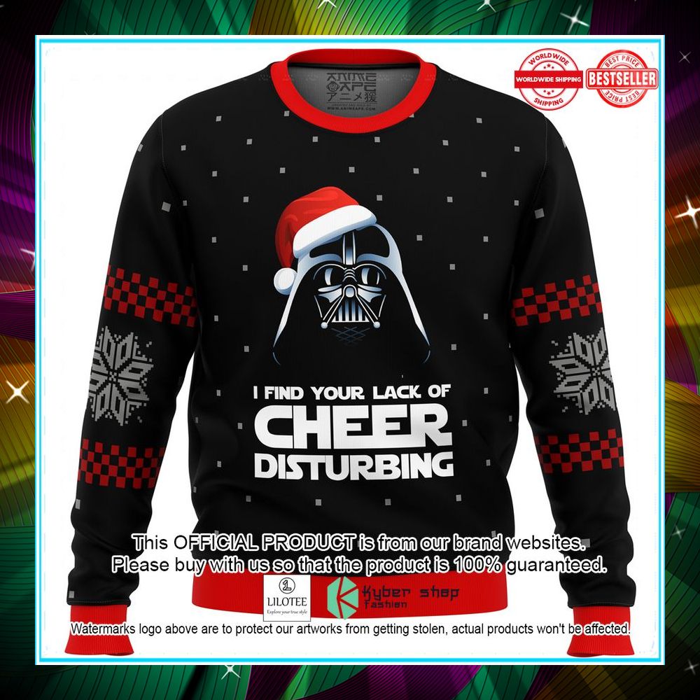 star wars darth vader lack of cheer disturbing sweater 1 437