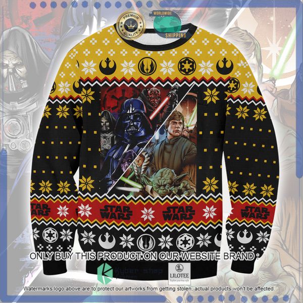 star wars movies woolen knitted sweater 1 33860