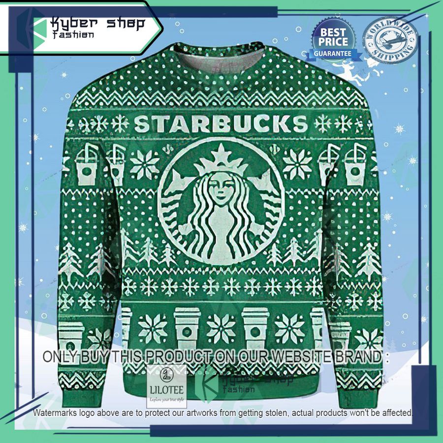 starbucks ugly christmas sweater 1 12280