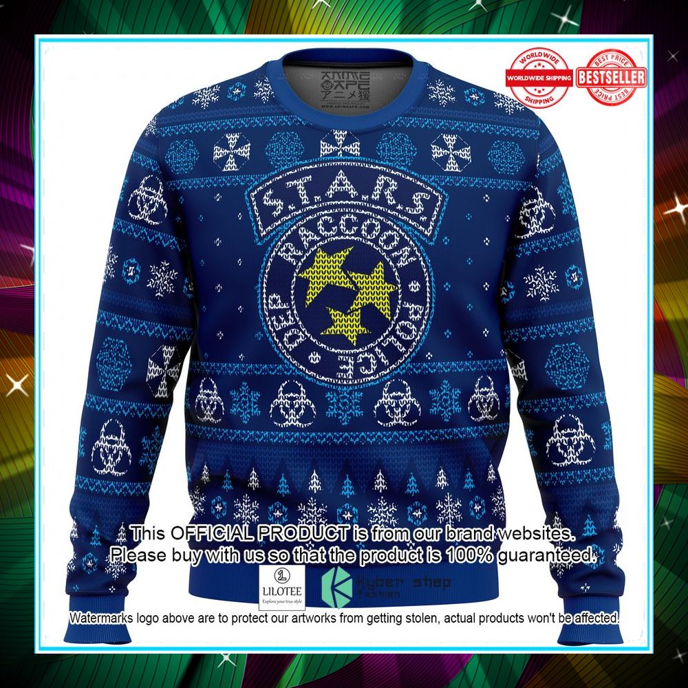 stars racoon city police resident evil sweater 1 249