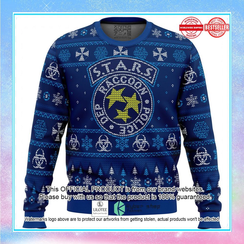 stars racoon city police resident evil sweater 1 527
