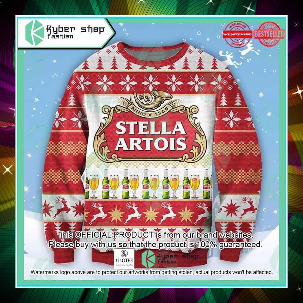 stella artois christmas sweater 1 232