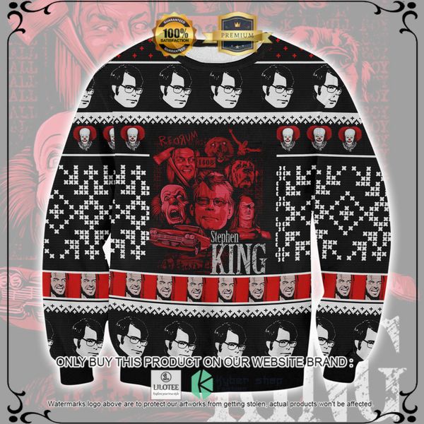 stephen king rearum 1408 woolen knitted sweater 1 30279