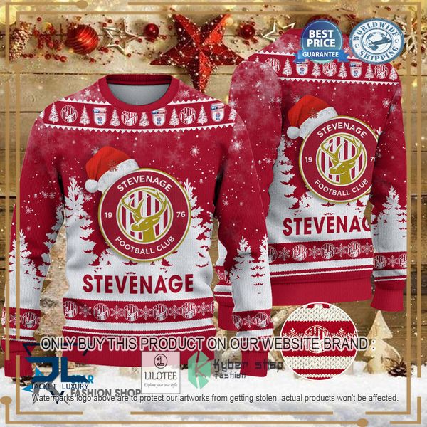 stevenage football club christmas sweater 1 95428