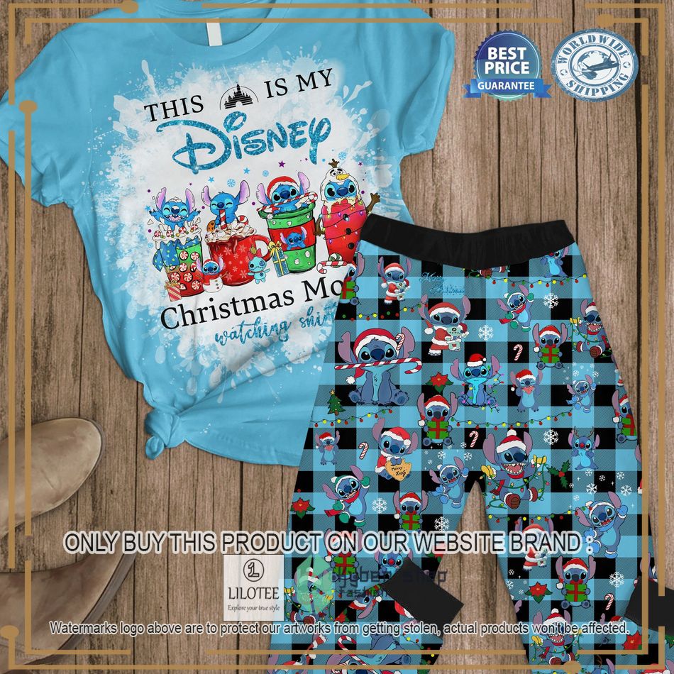 Stitch This Is My Disney Christmas Movie Watching Shirt Pajamas Set - LIMITED EDITION 8