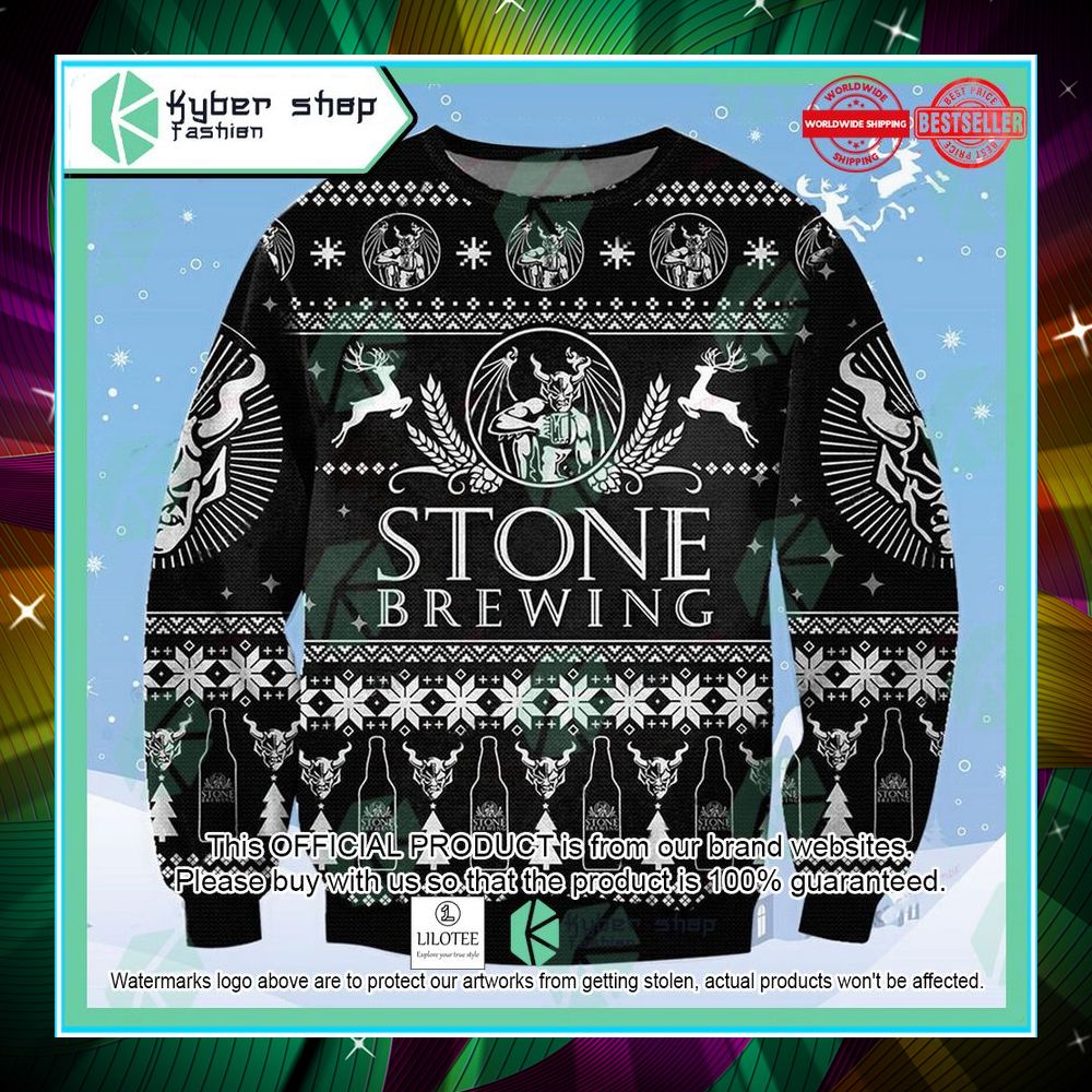 stone brewing christmas sweater 1 745