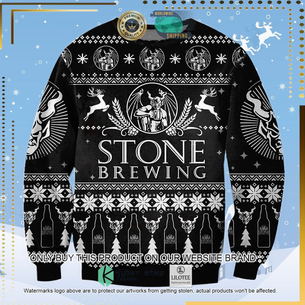 stone brewing knitted christmas sweater 1 73718