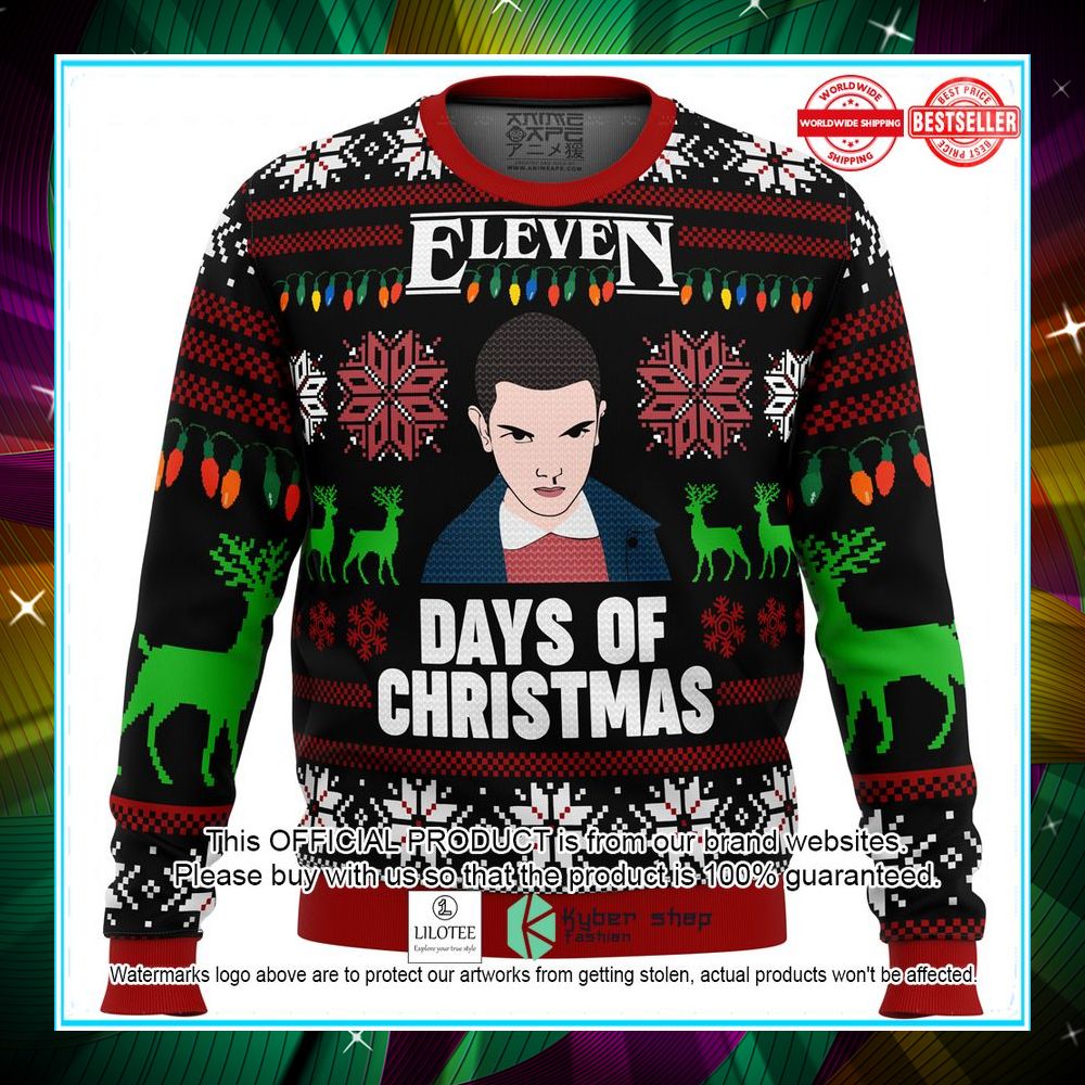 stranger things who you gonna call christmas sweater 1 131