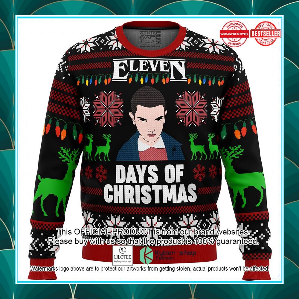 stranger things who you gonna call christmas sweater 1 316