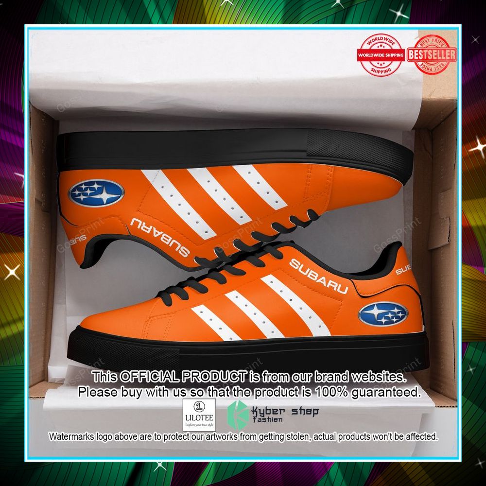 subaru orange stan smith shoes 2 584