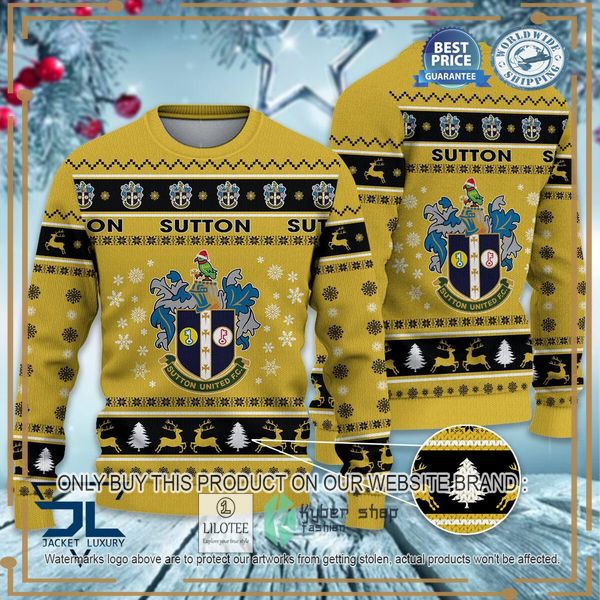 sutton united yellow christmas sweater 1 41069