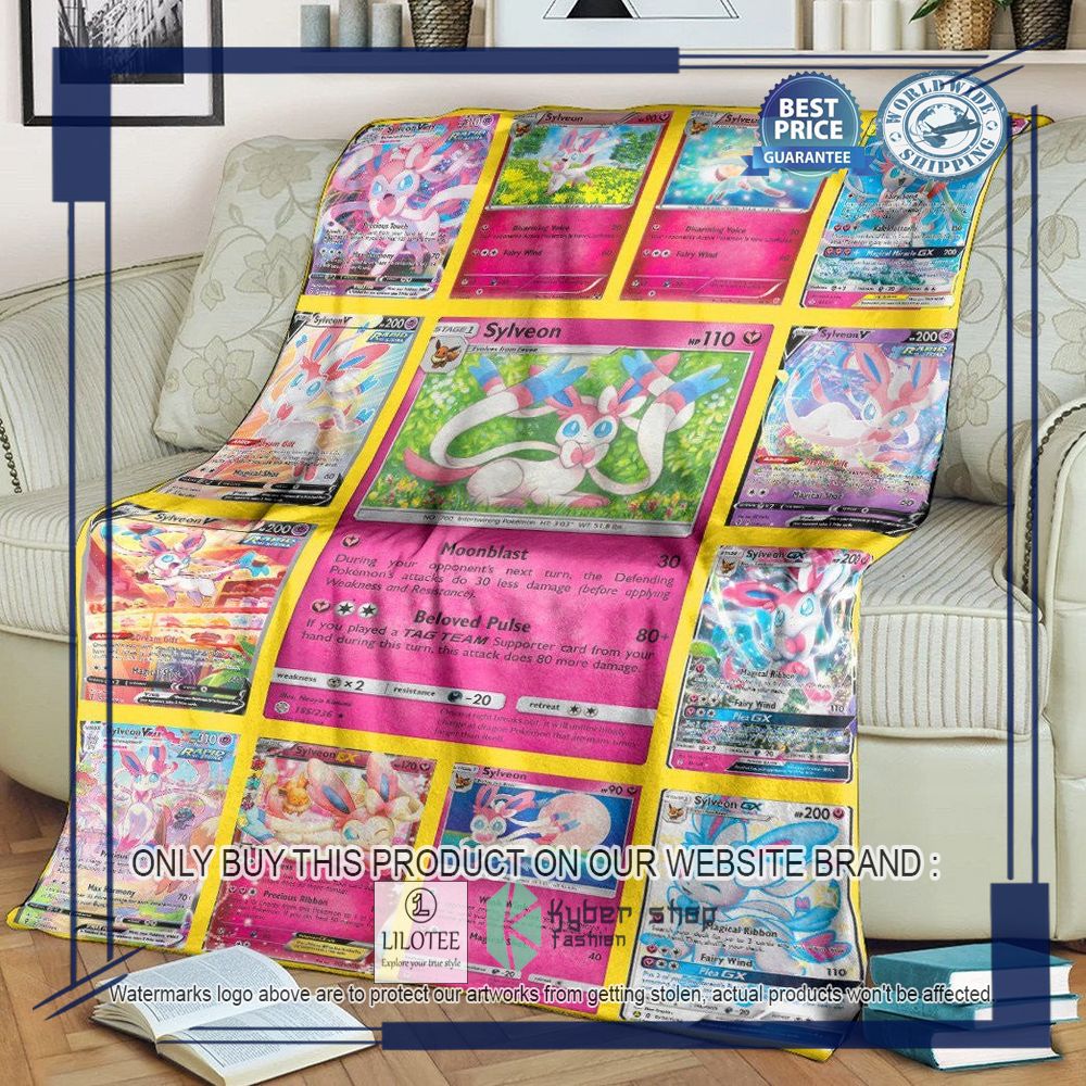 Sylveon Cards Pokemon Blanket - LIMITED EDITION 6
