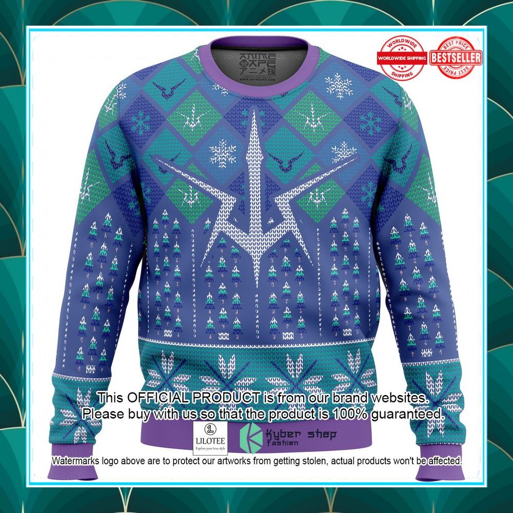 symbol lelouch code geass ugly christmas sweater 1 174
