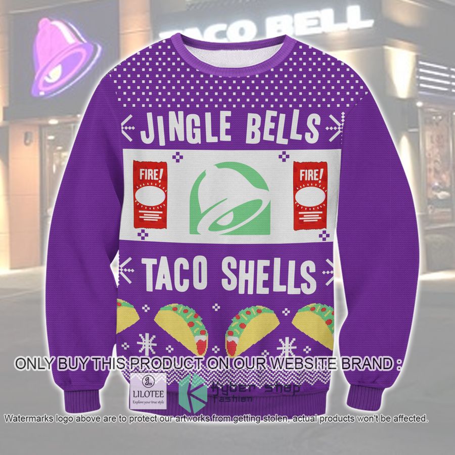 Taco Bell Christmas Sweater, Sweatshirt 9