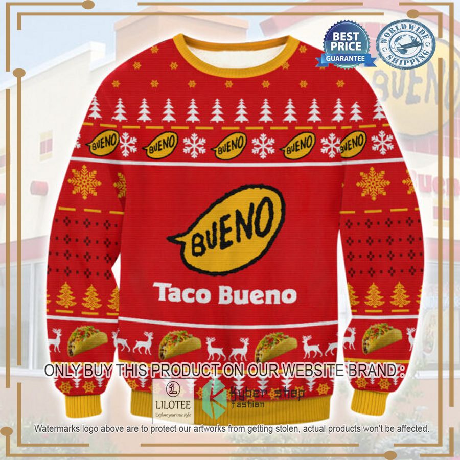 taco bueno christmas sweater 1 29400