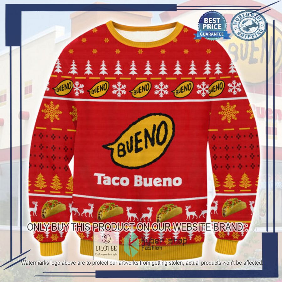taco bueno christmas sweater 1 70054