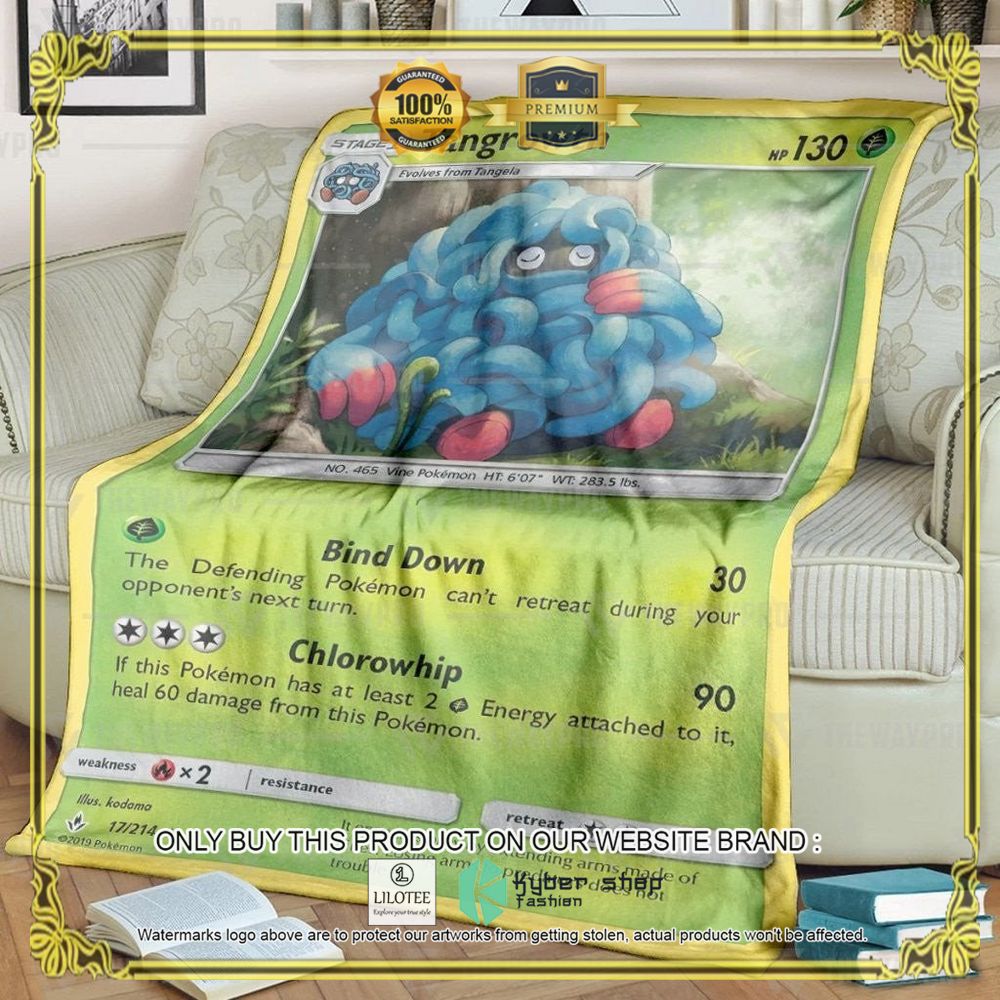 Tangrowth Anime Pokemon Blanket - LIMITED EDITION 8