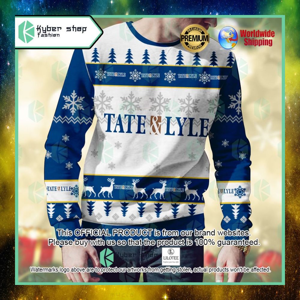 tate lyle custom name christmas sweater 1 134