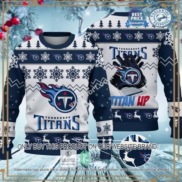 tennessee titans titan up christmas sweater 1 76459