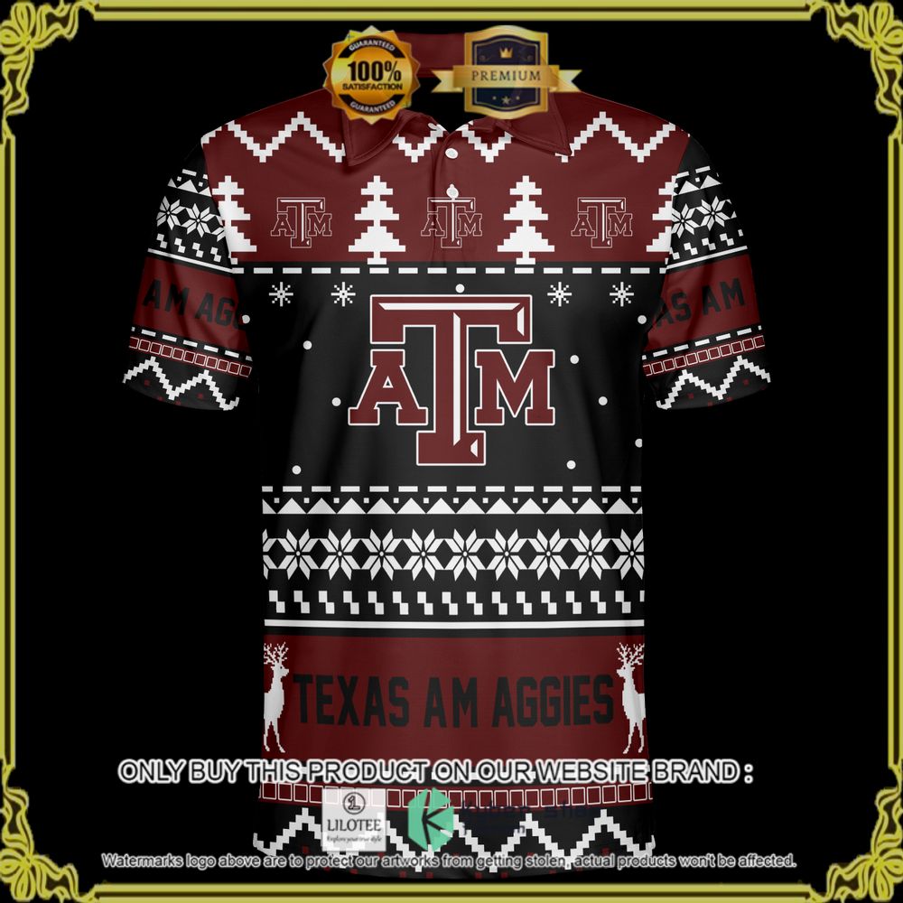 texas am aggies personalized sweater polo 1 24138
