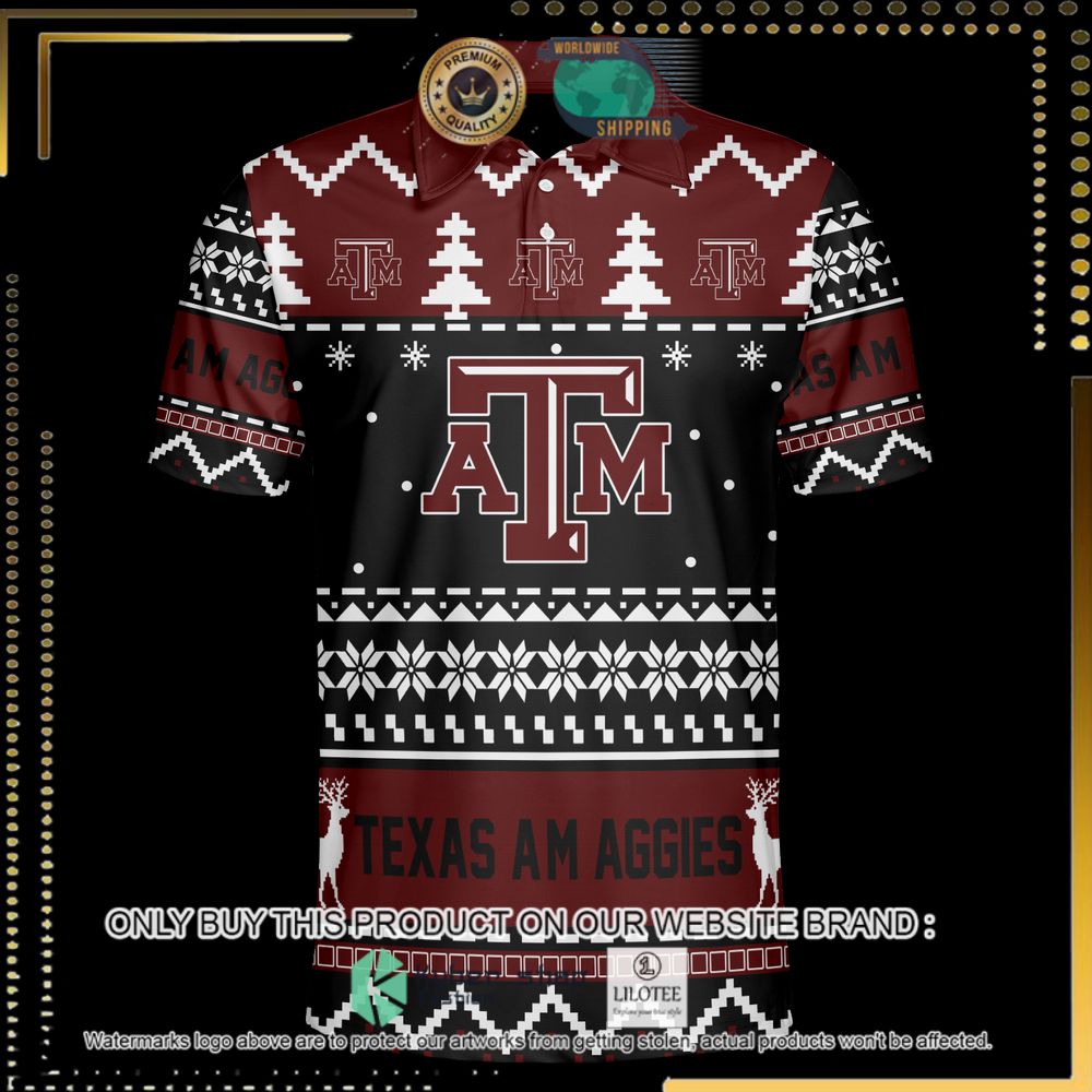 texas am aggies personalized sweater polo 1 49563