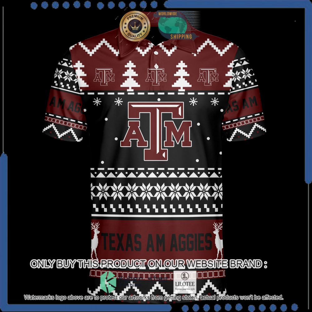 texas am aggies personalized sweater polo 1 6620