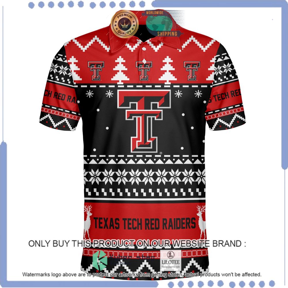 texas tech red raiders personalized sweater polo 1 24304