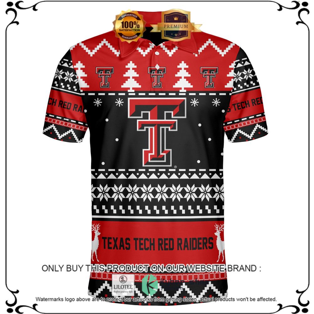 texas tech red raiders personalized sweater polo 1 25909