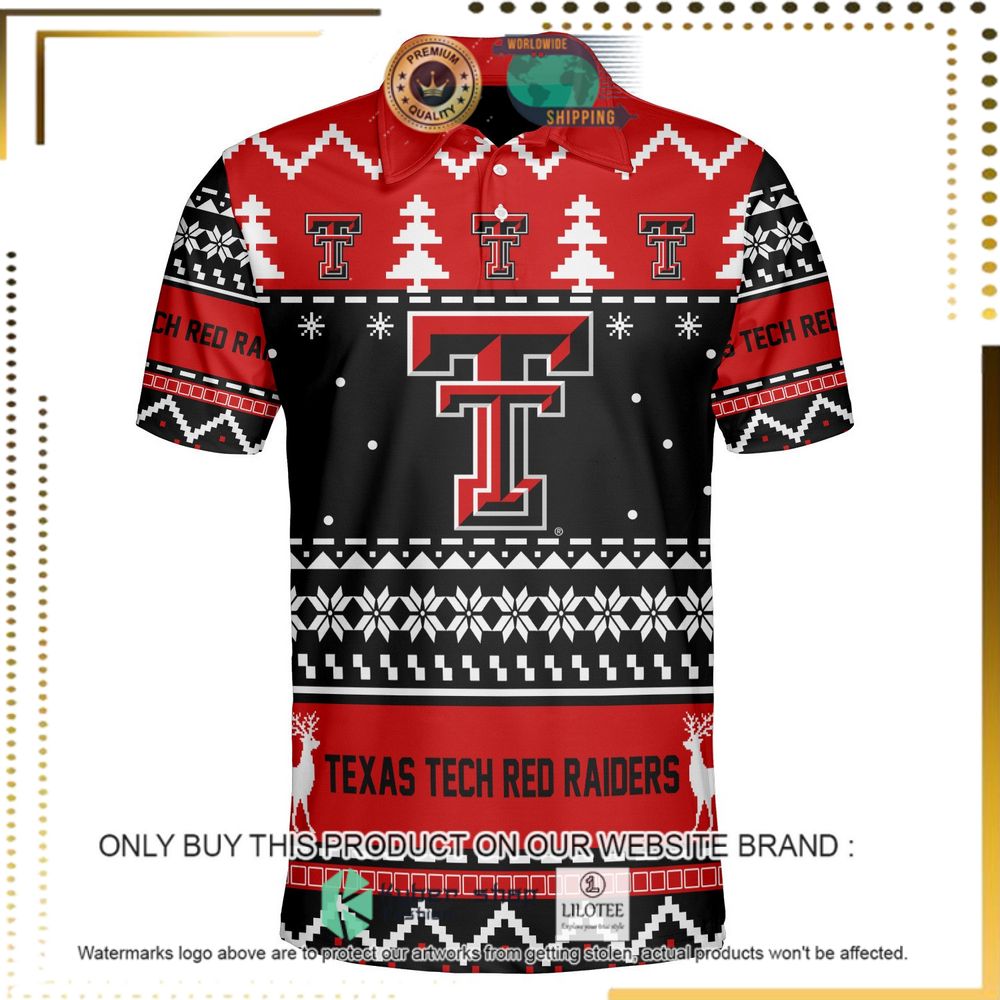 texas tech red raiders personalized sweater polo 1 99577