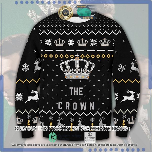 the crown woolen knitted sweater 1 3949