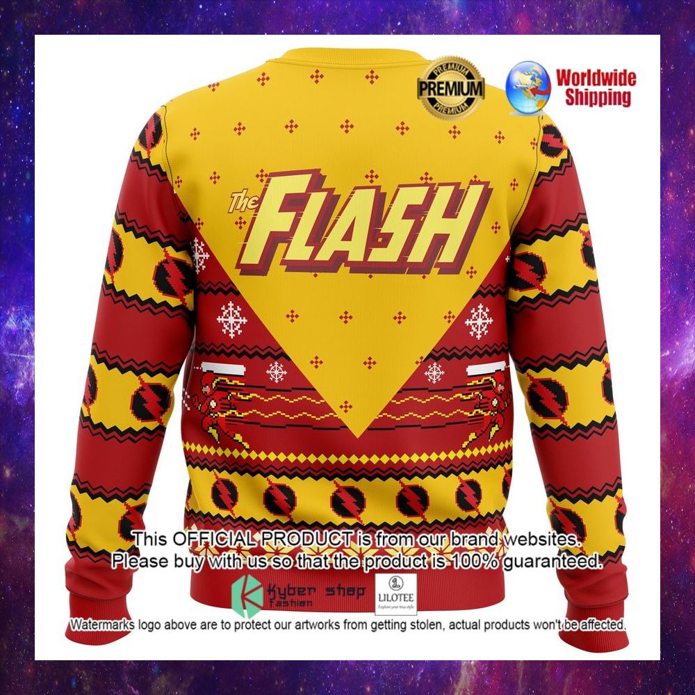 the flash dc comics christmas sweater 1 682