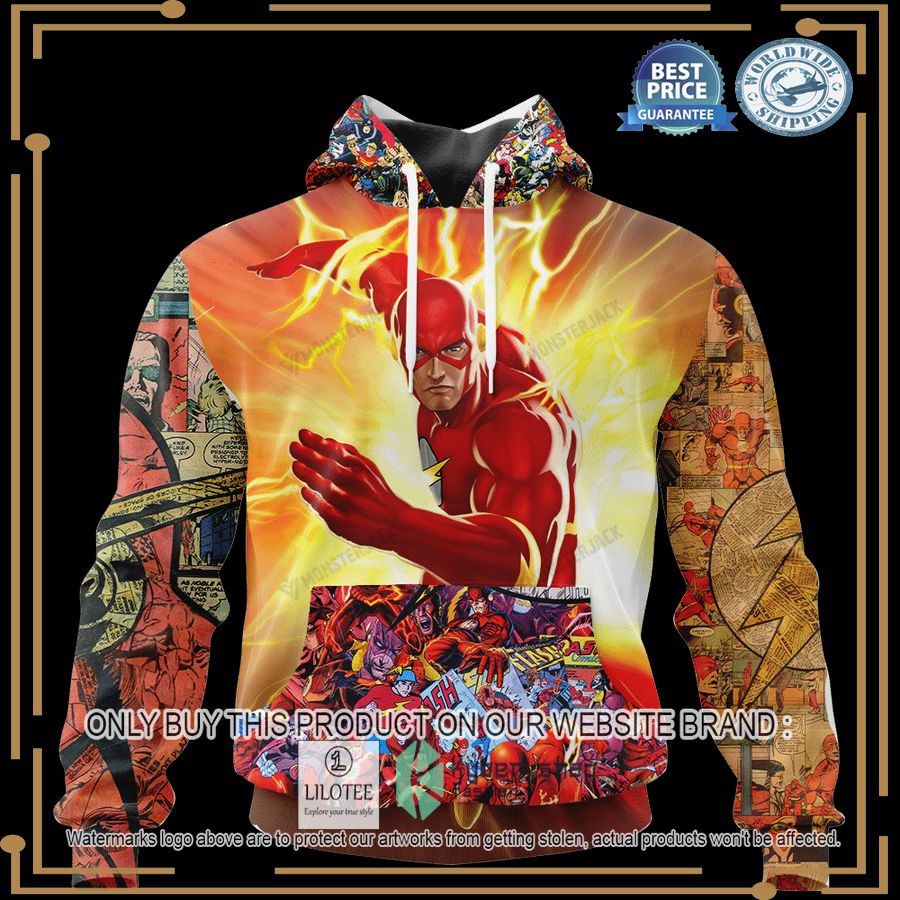 the flash dc comics universe hoodie hoodie mask 1 43632