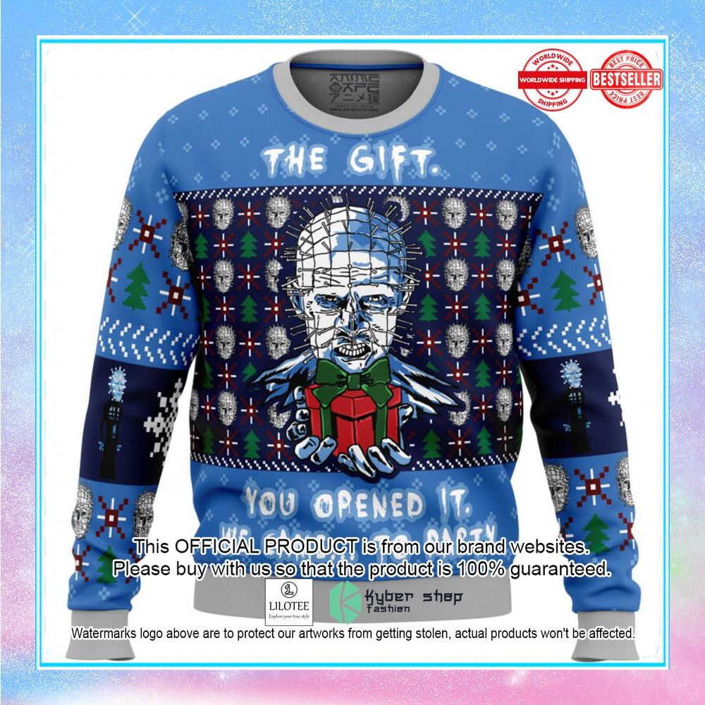 the gift hellraiser christmas sweater 1 562