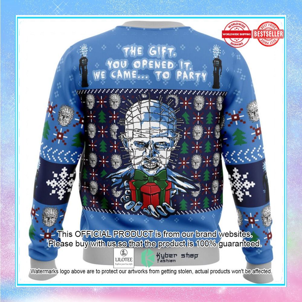 the gift hellraiser christmas sweater 2 676