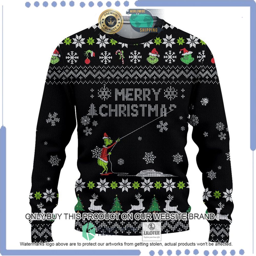 the grinch stole black christmas sweater 1 10010