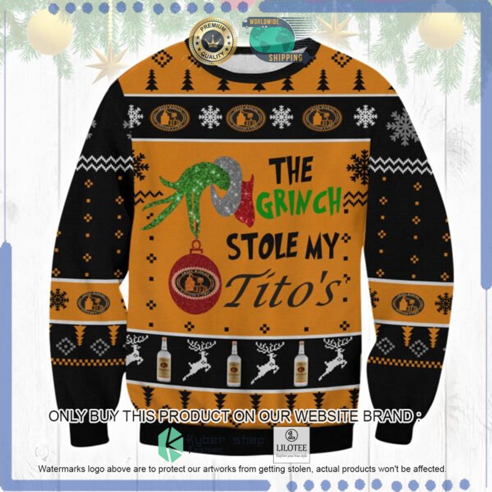 The Grinch Stole My Tito's Ugly Christmas Sweater - LIMITED EDITION 8