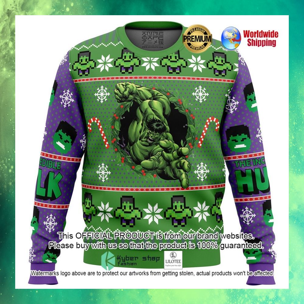 the incredible hulk marvel christmas sweater 1 602