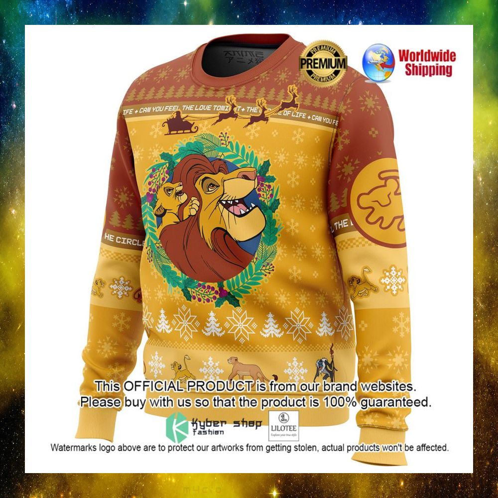 the lion king disney christmas sweater 1 179
