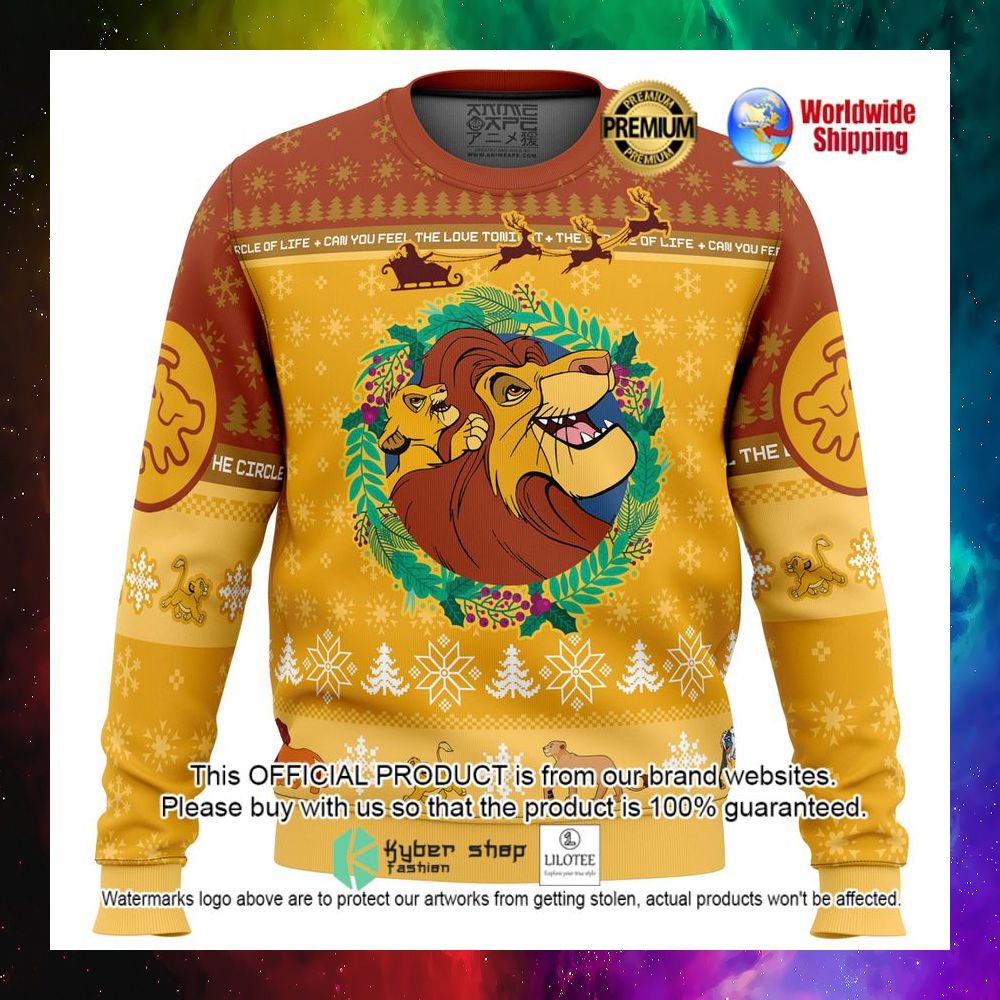 the lion king disney christmas sweater 1 568