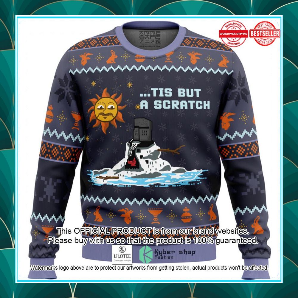 the melting knight monty python christmas sweater 1 542