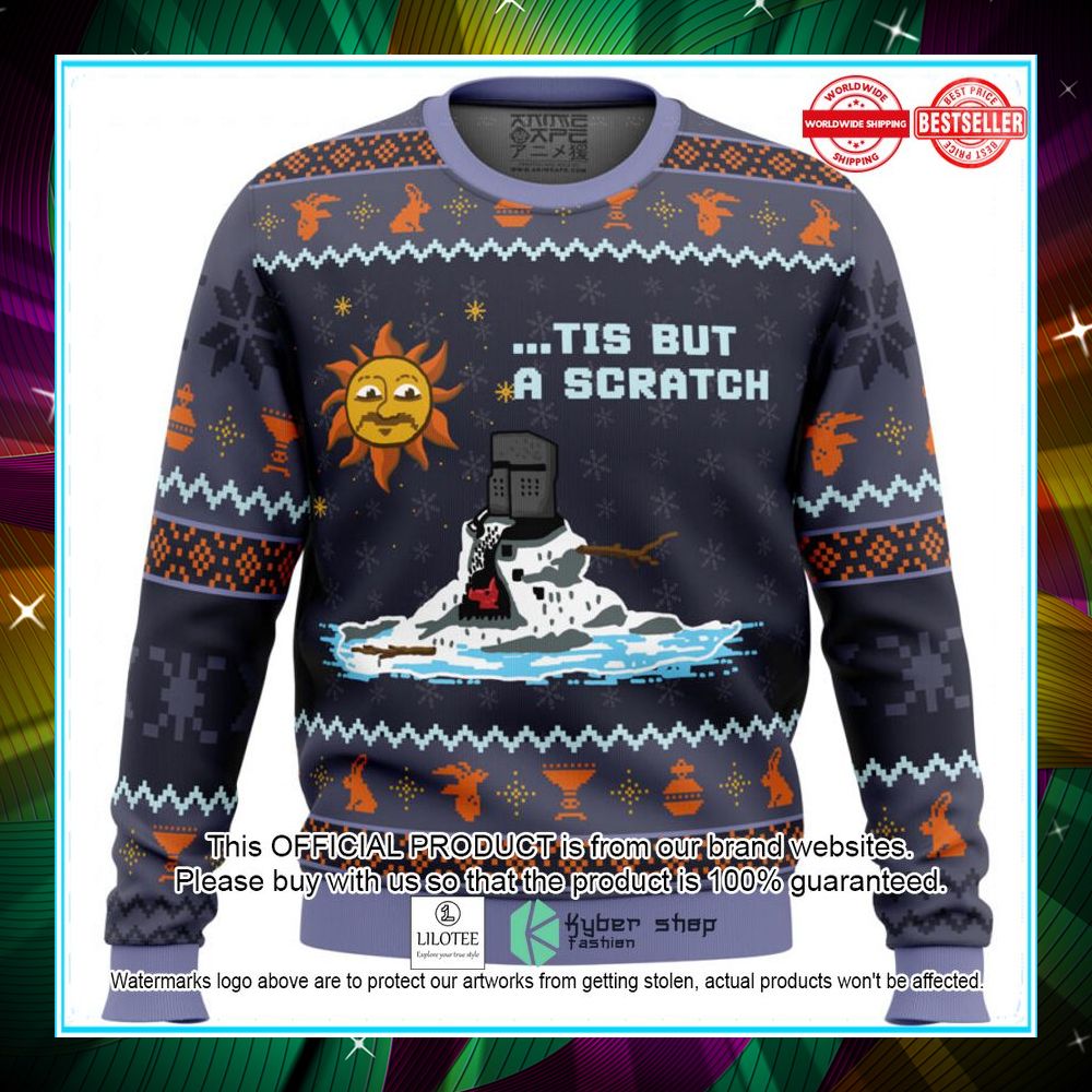 the melting knight monty python christmas sweater 1 645