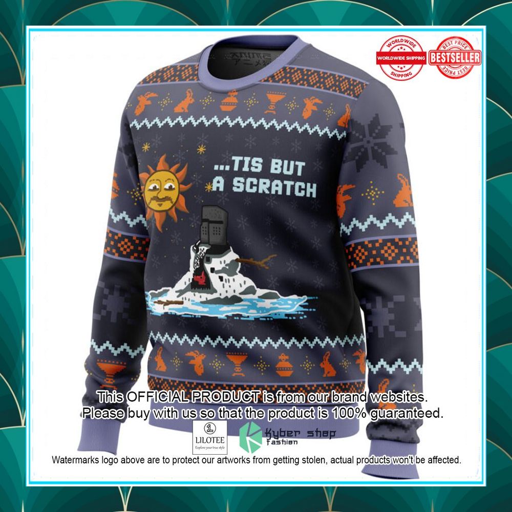 the melting knight monty python christmas sweater 2 729